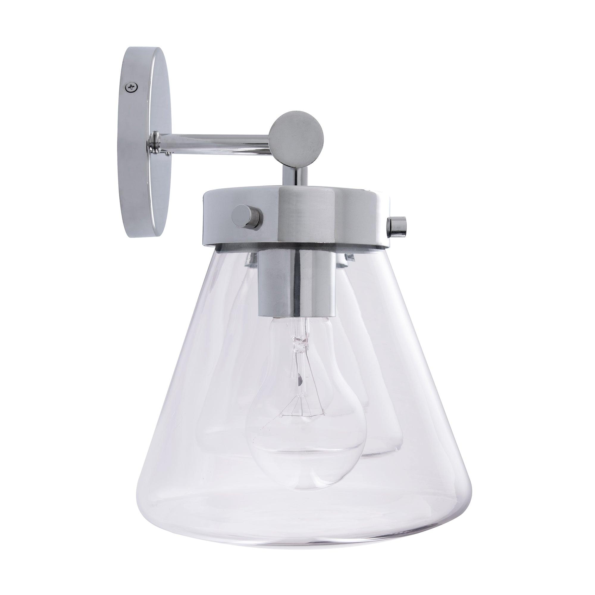 Gleam Modern 3-Light Brushed Nickel Dimmable Vanity Light
