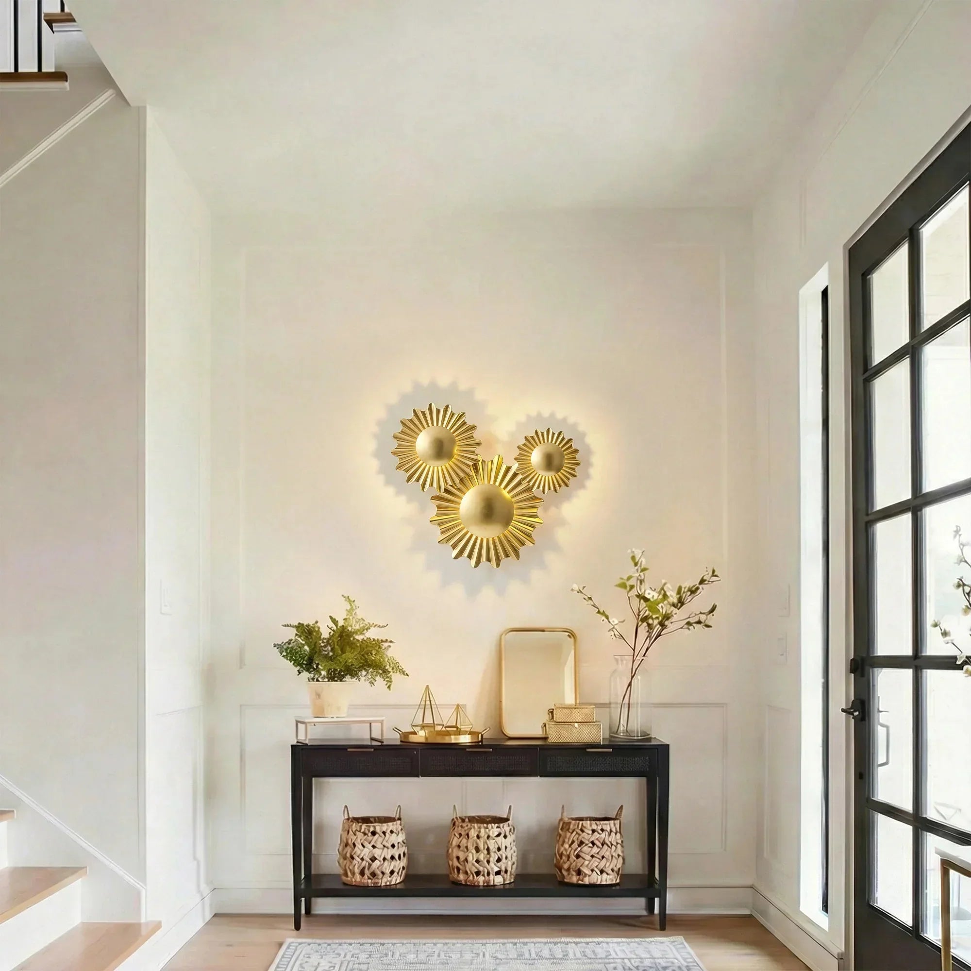 Gale Sunburst Wall Sconce Lighting