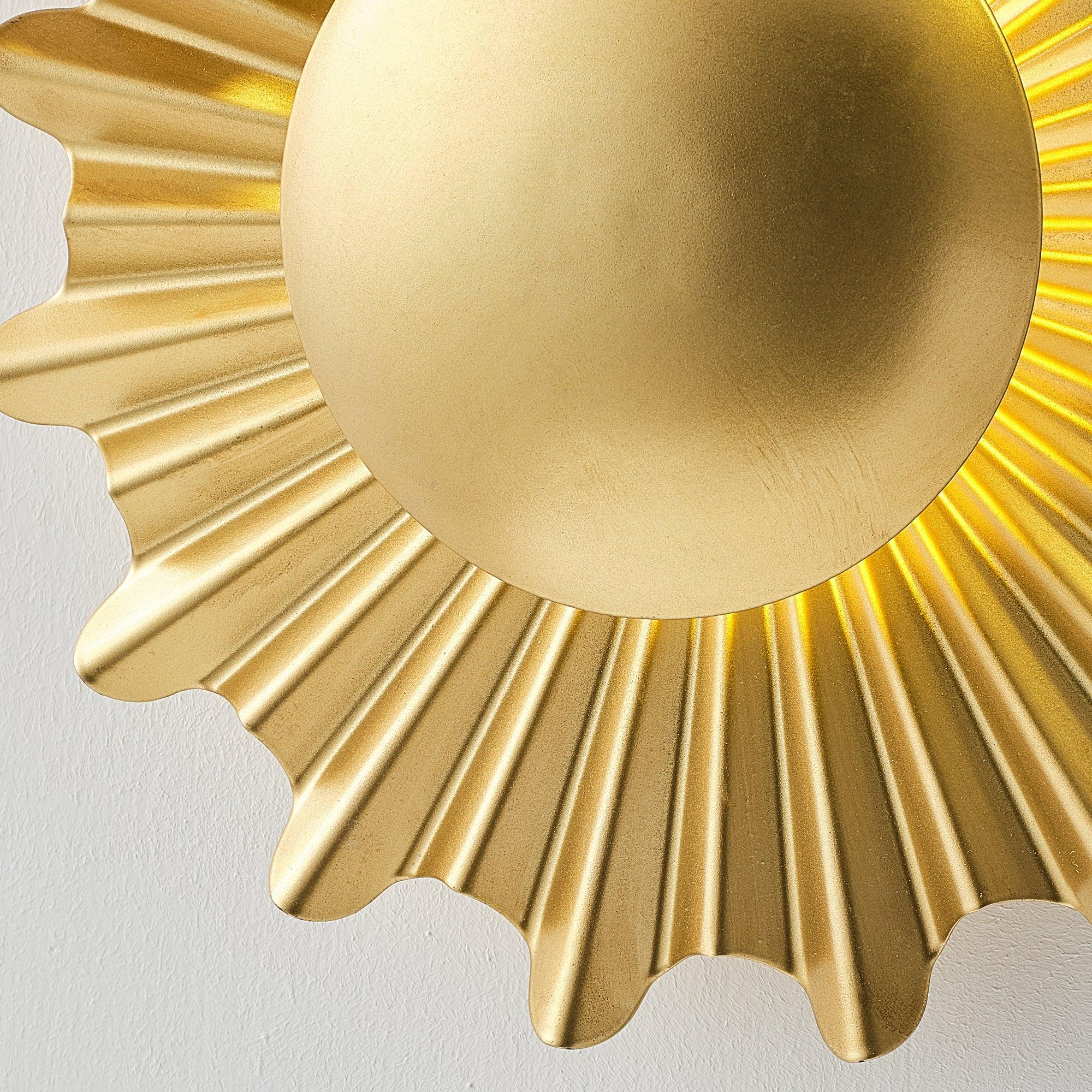 Gale Sunburst Wall Sconce Lighting