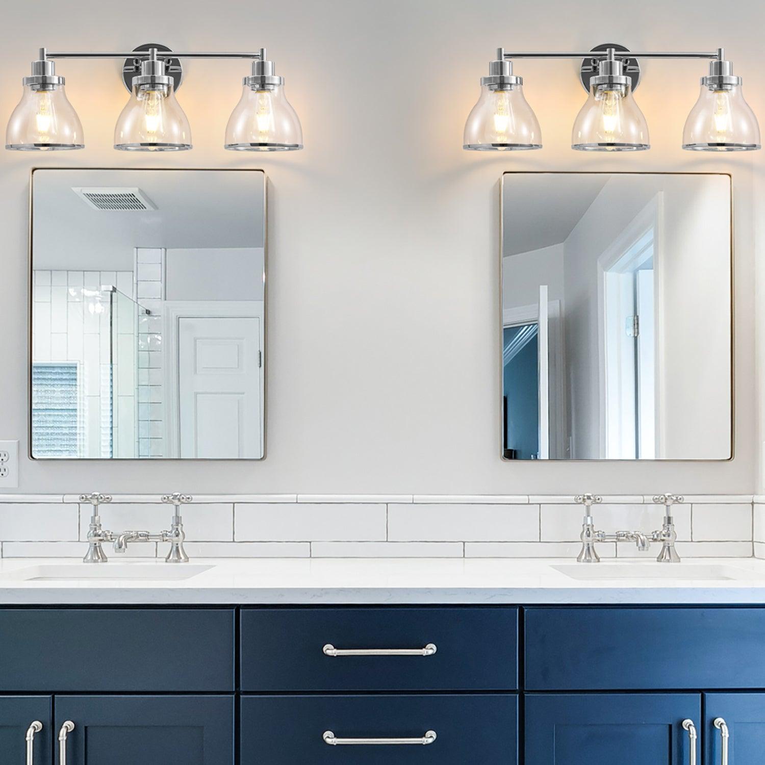 Hermosa 3-Light Modern Bathroom Vanity Light