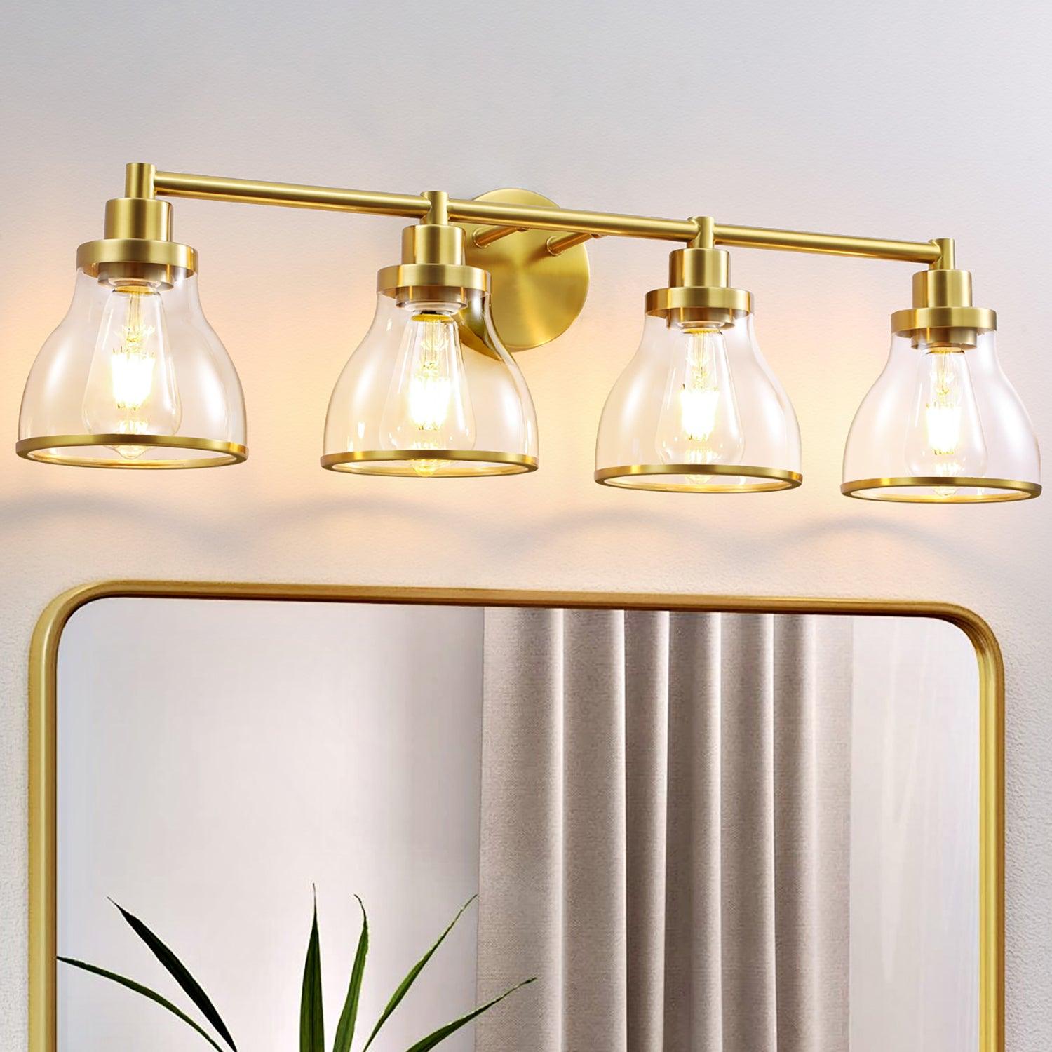 Hermosa 4-Light Modern Bathroom Vanity Light