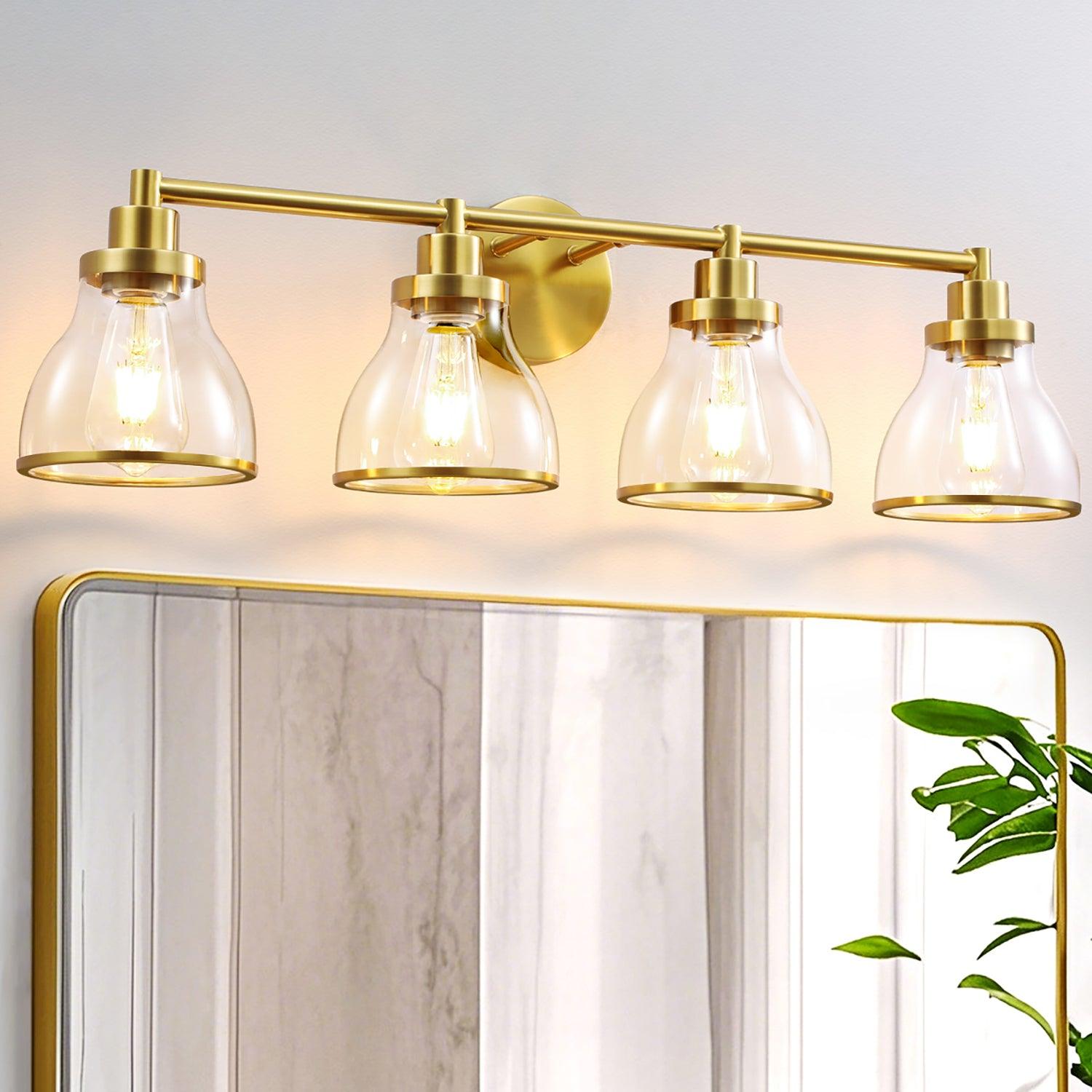 Hermosa 4-Light Modern Bathroom Vanity Light