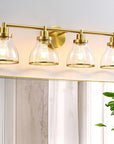 Hermosa 4-Light Modern Bathroom Vanity Light