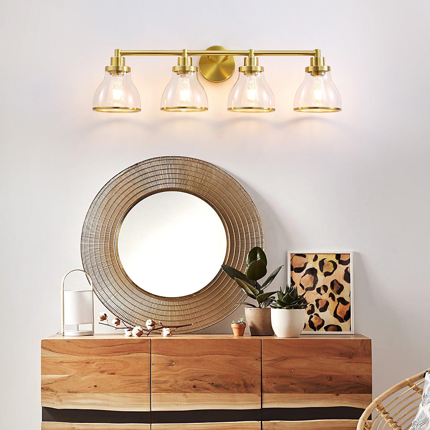 Hermosa 4-Light Modern Bathroom Vanity Light