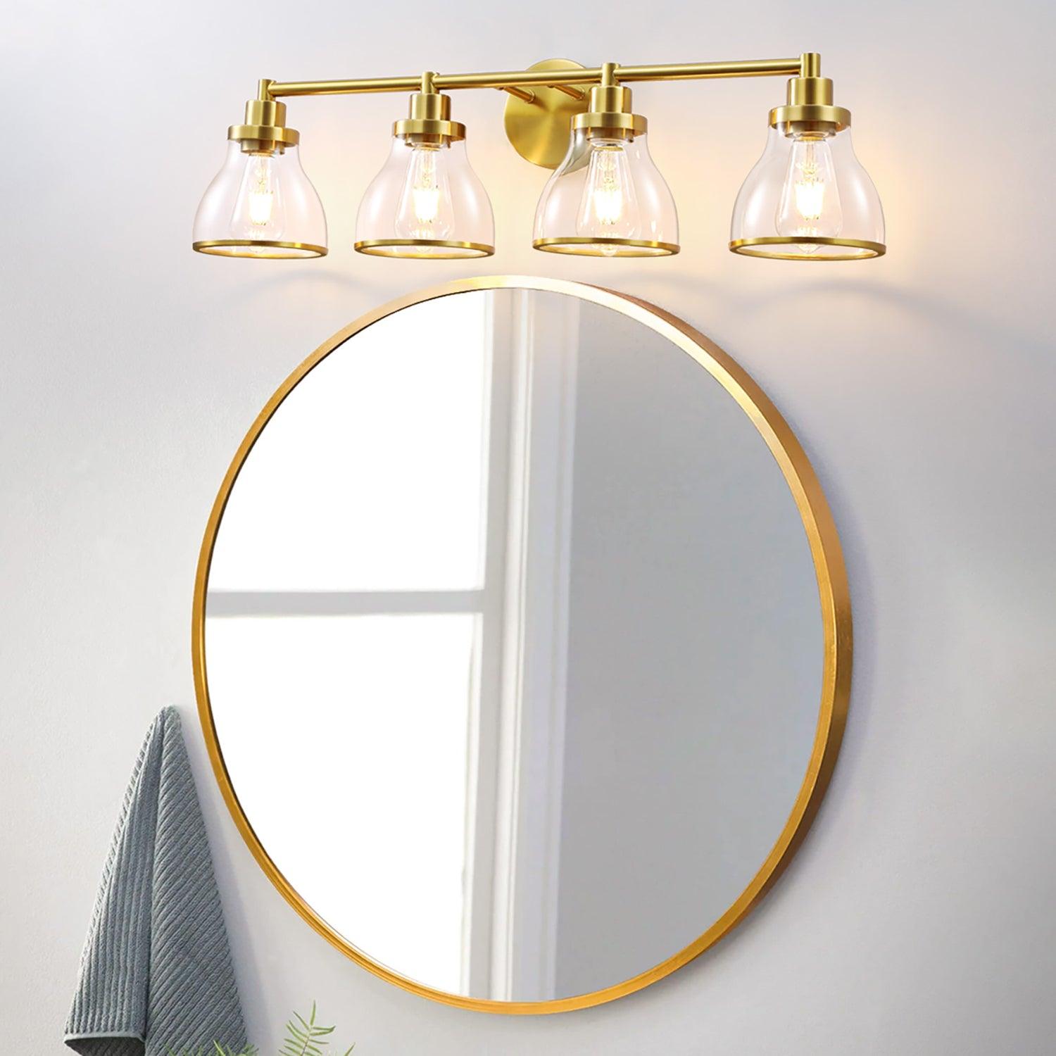 Hermosa 4-Light Modern Bathroom Vanity Light