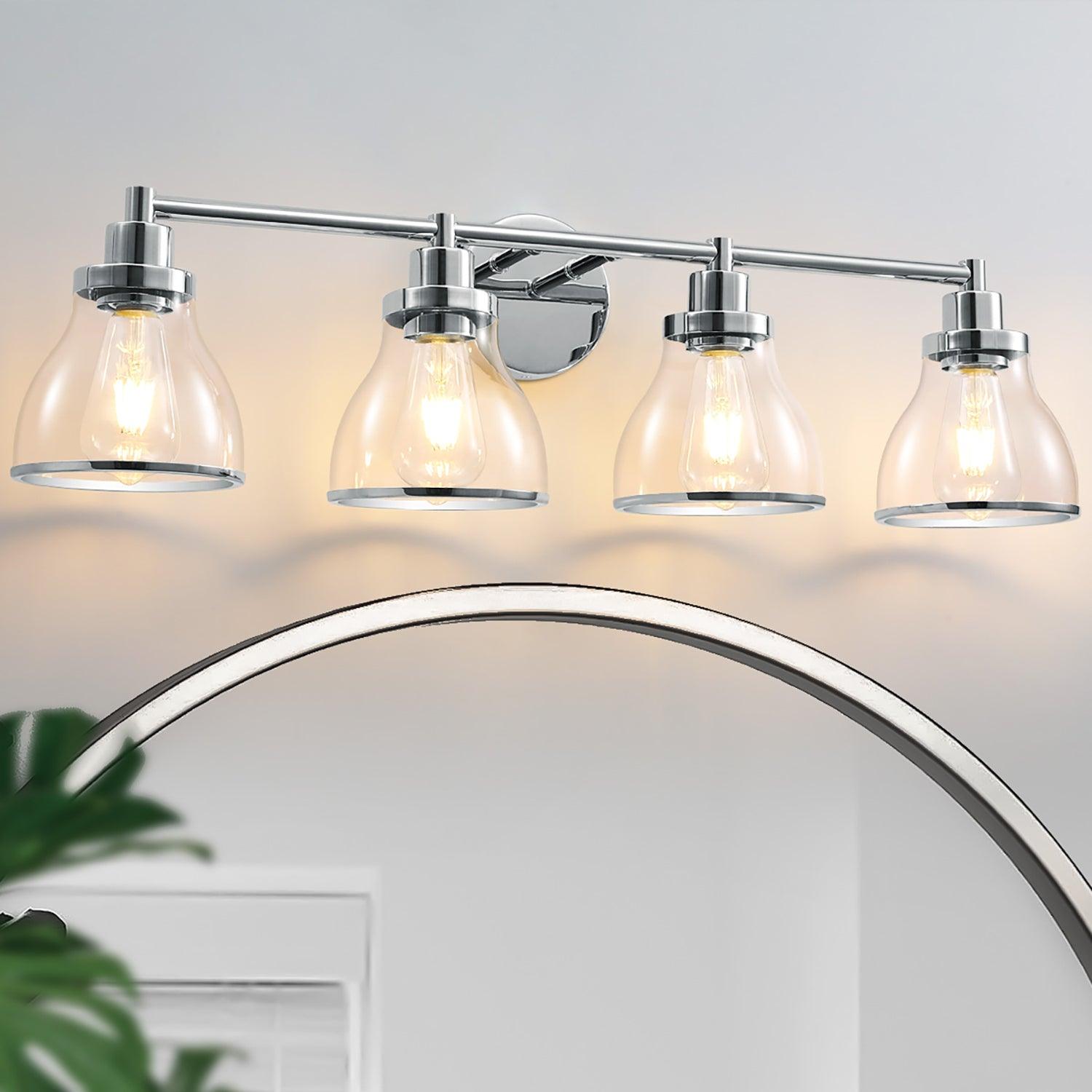 Hermosa 4-Light Modern Bathroom Vanity Light