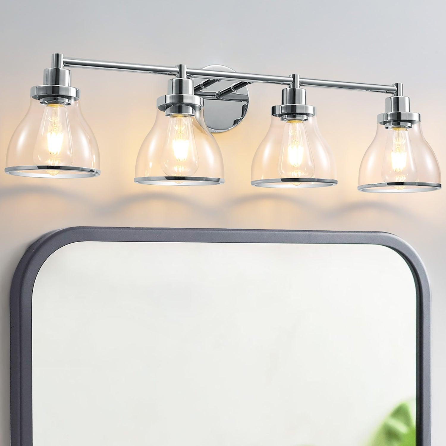 Hermosa 4-Light Modern Bathroom Vanity Light