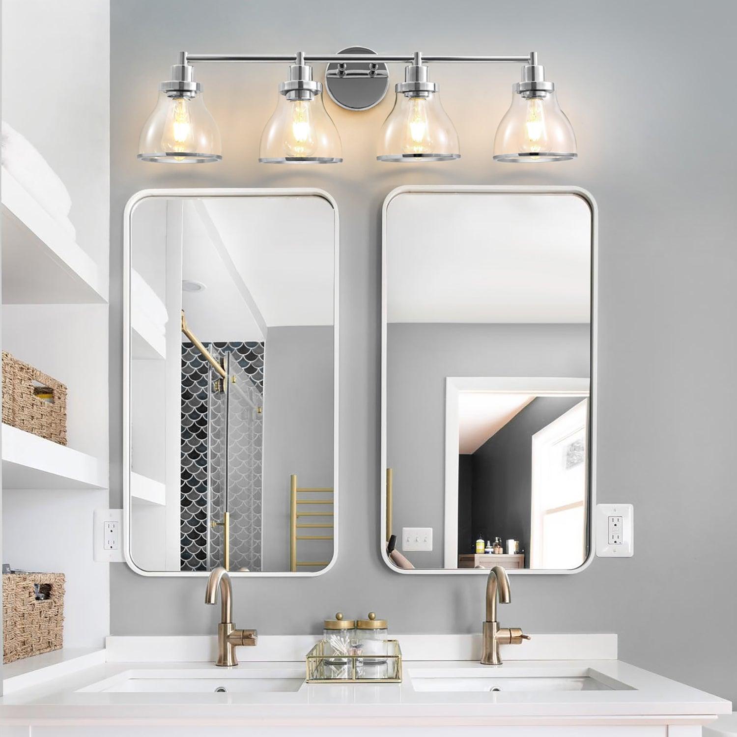 Hermosa 4-Light Modern Bathroom Vanity Light