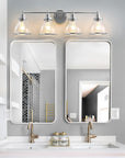 Hermosa 4-Light Modern Bathroom Vanity Light