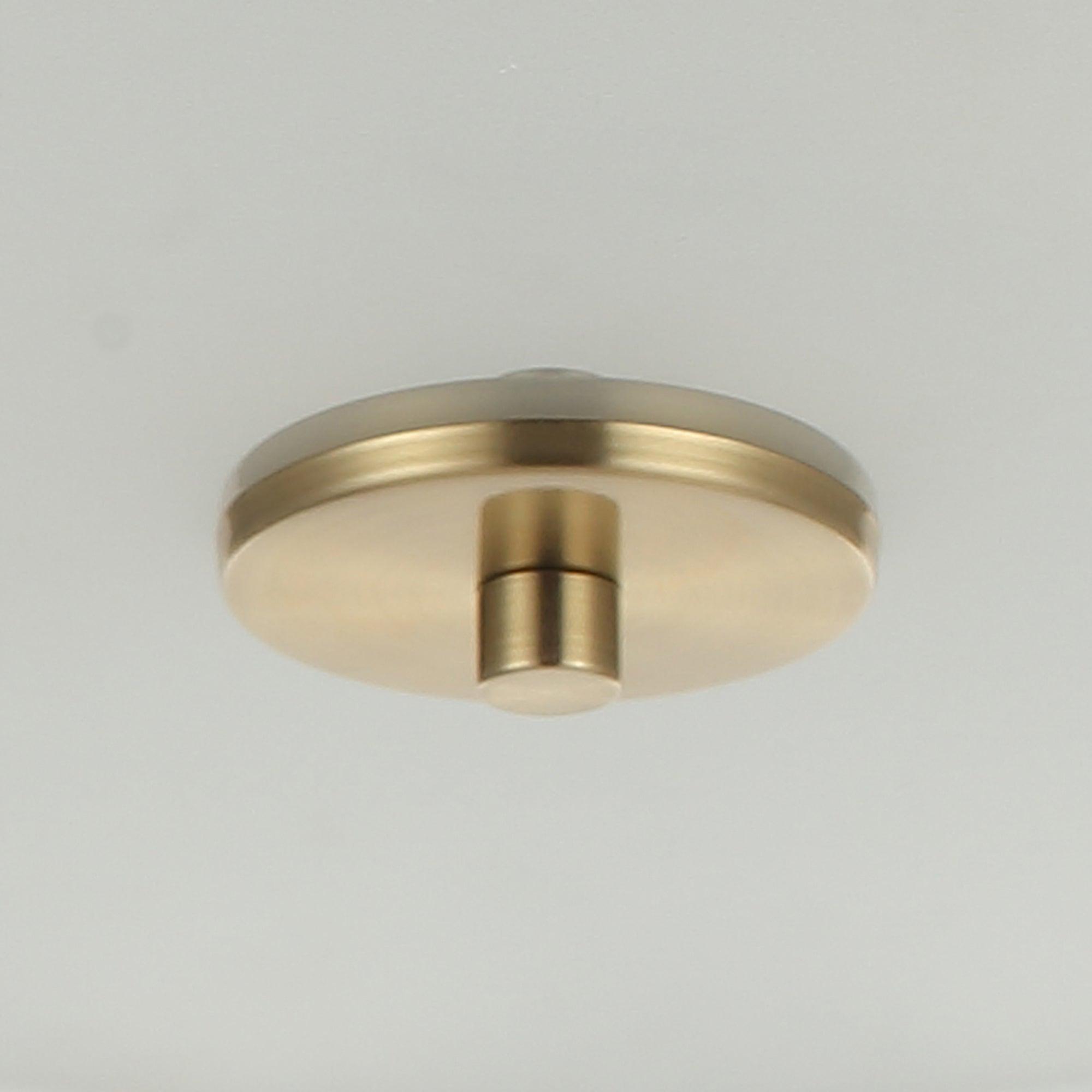 Modern Golden 14 Inch 3-Light Flush Mount Light