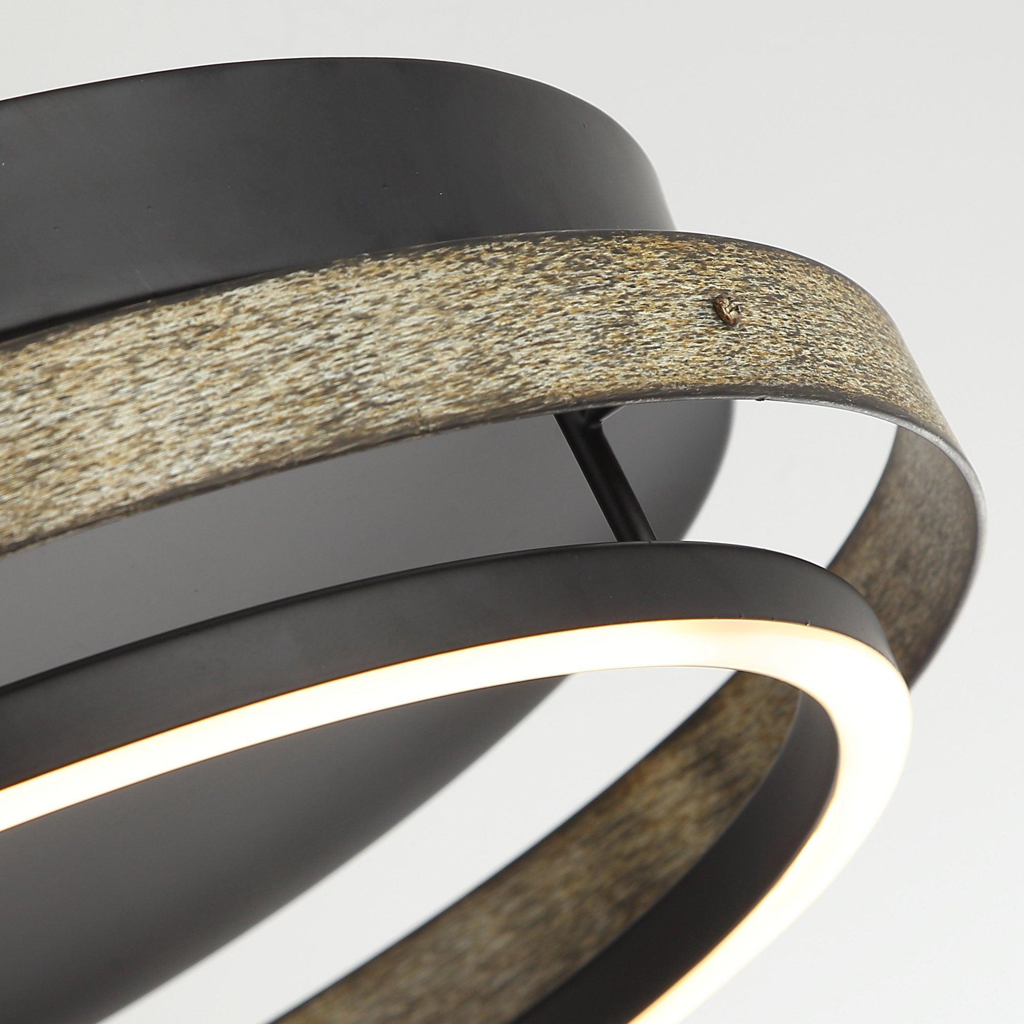 Farmhouse 18 Inch Round LED Flush Mount Light