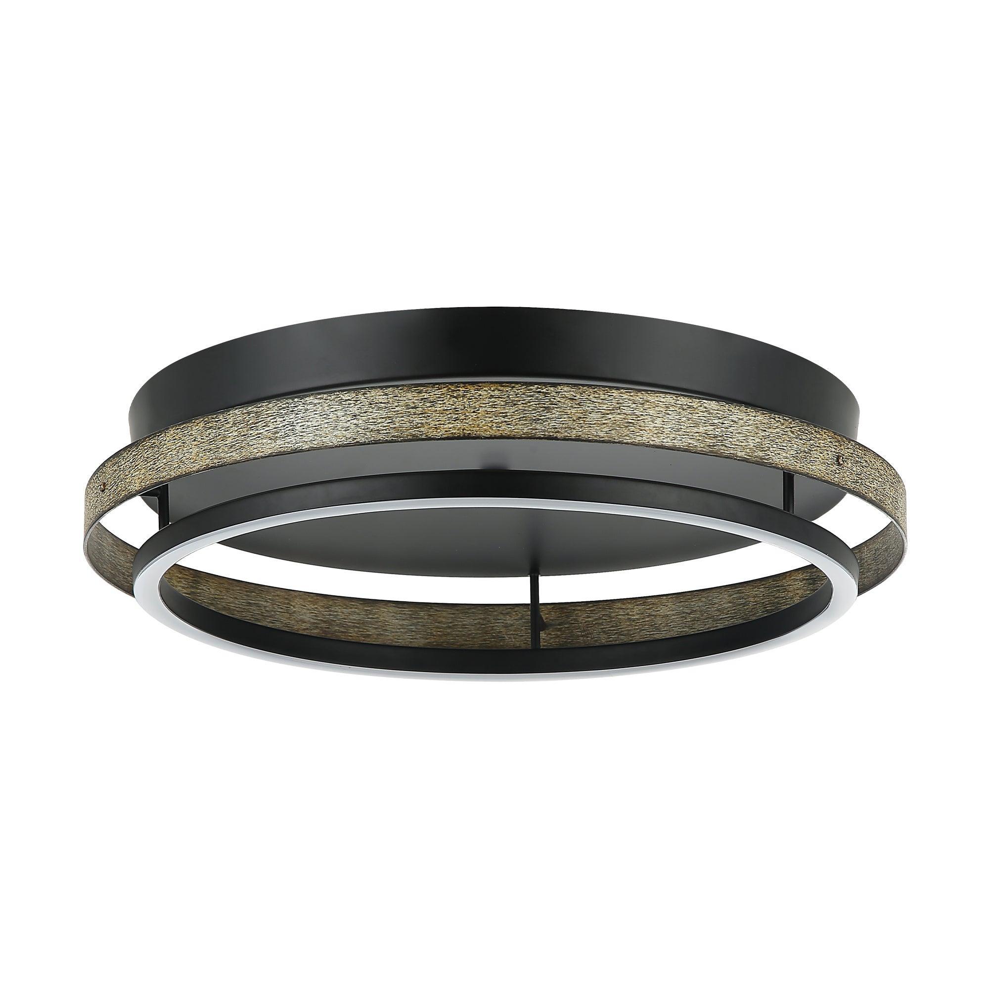 Farmhouse 18 Inch Round LED Flush Mount Light