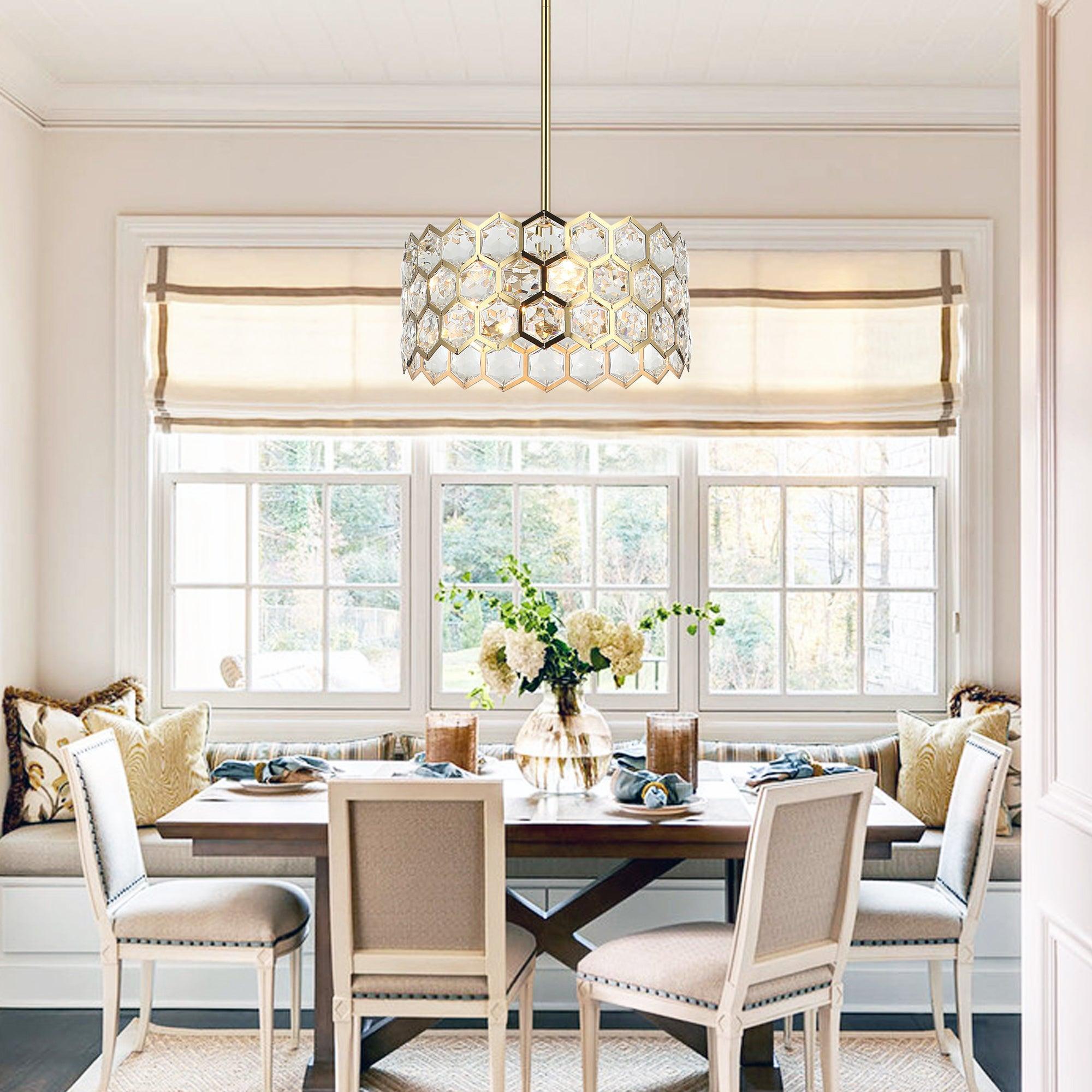 Golden Modern 13 Inch 3-Light Pendant Light