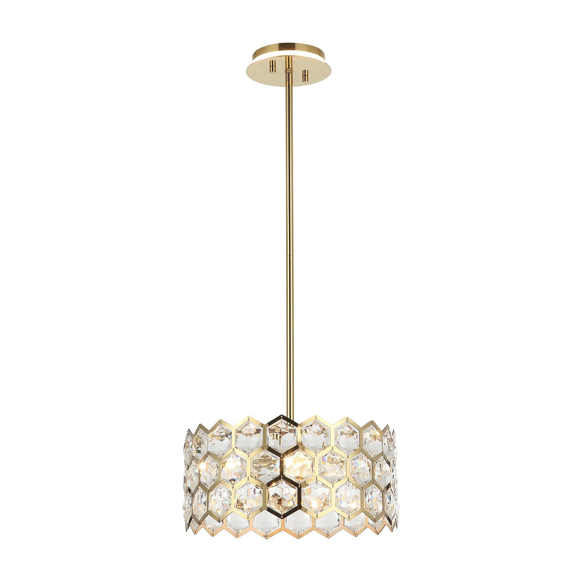Golden Modern 13 Inch 3-Light Pendant Light