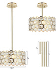 Golden Modern 13 Inch 3-Light Pendant Light