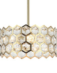 Golden Modern 13 Inch 3-Light Pendant Light