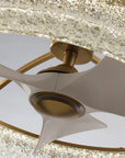 32" Andrea Golden LED Fandelier