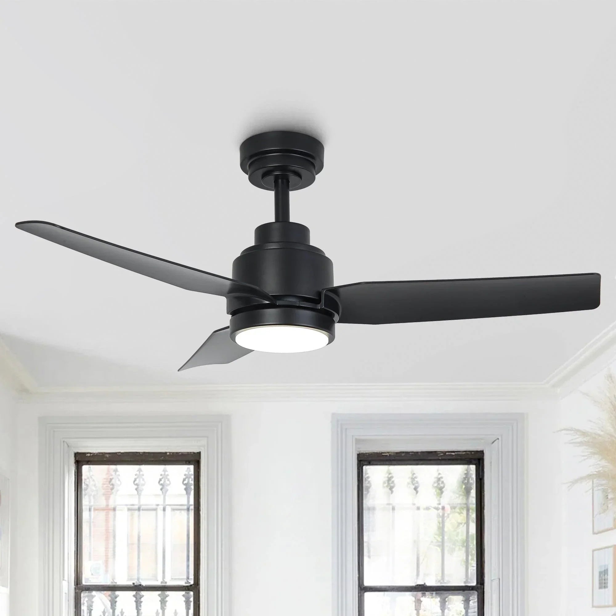 42" Vaczon Modern Downrod Ceiling Fan
