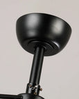43" Chloe Black Industrial Fandelier