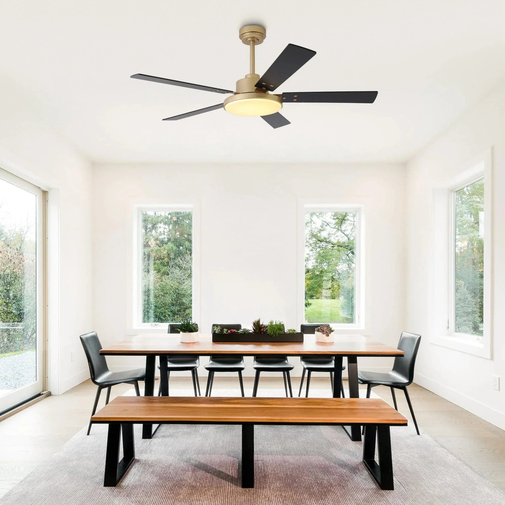 IPLUS 52" Double-sided Blades Ceiling Fan - IPLUS Lighting