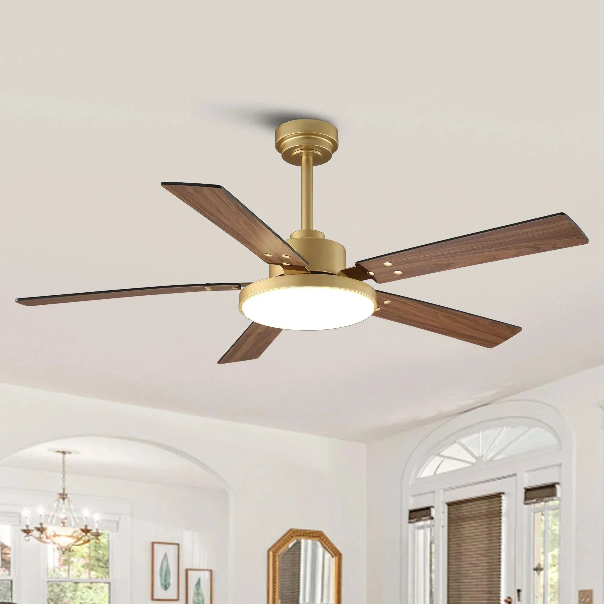 IPLUS 52" Double-sided Blades Ceiling Fan - IPLUS Lighting