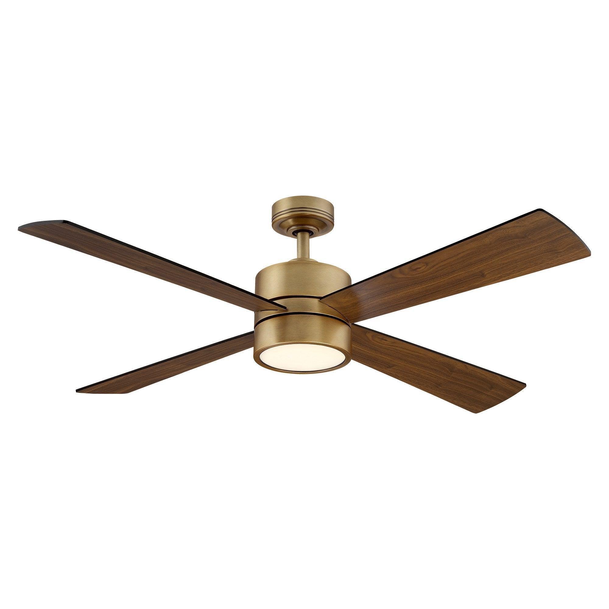 52" Bucholz Industrial Dimmable Ceiling Fan - IPLUS Lighting