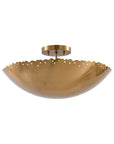 16" Irma 3-Light Semi-Flush Mount Ceiling Light