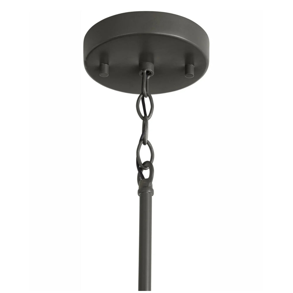 Rustic Industrial 1 - Light Wooden Pendant Light with Jute Rope Accent