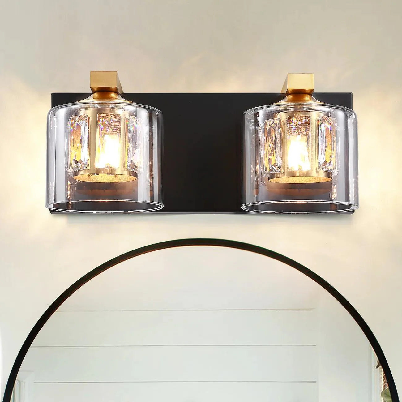 Modern Kolt 2-Light Bathroom Vanity Light