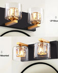 Modern Kolt 2-Light Bathroom Vanity Light