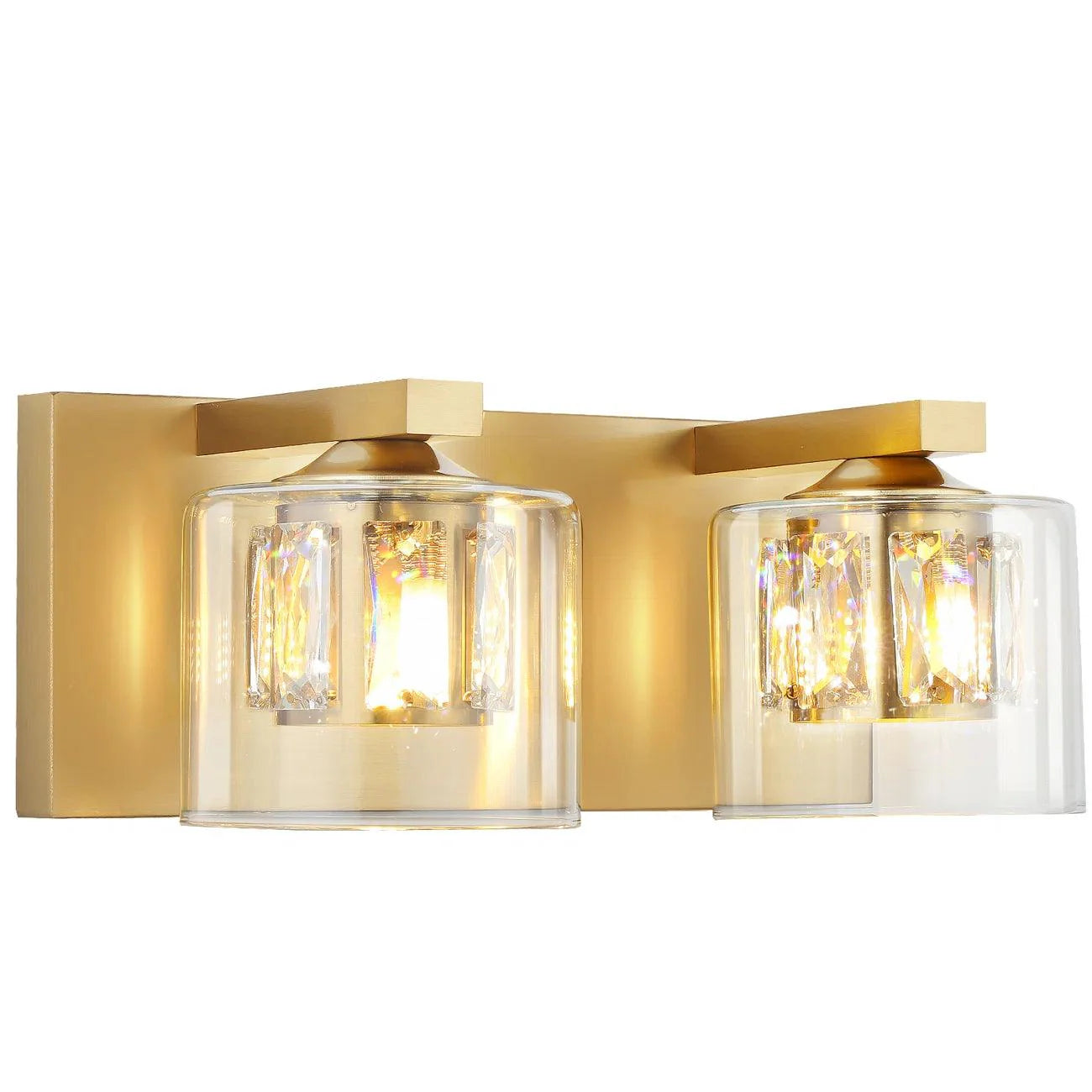 Modern Kolt 2-Light Bathroom Vanity Light