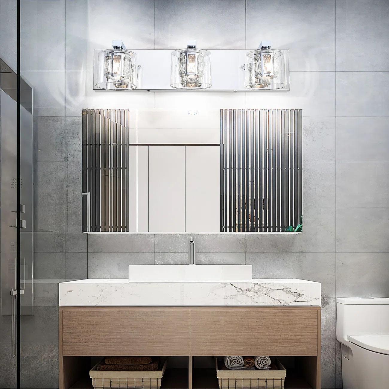 Modern Kolt 3-Light Bathroom Vanity Light