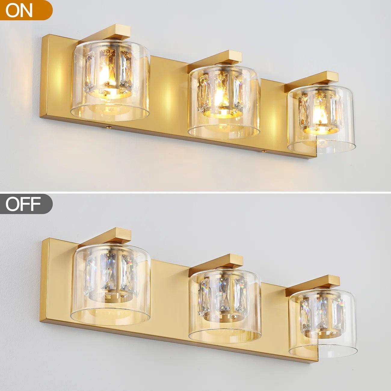 Modern Kolt 3-Light Bathroom Vanity Light