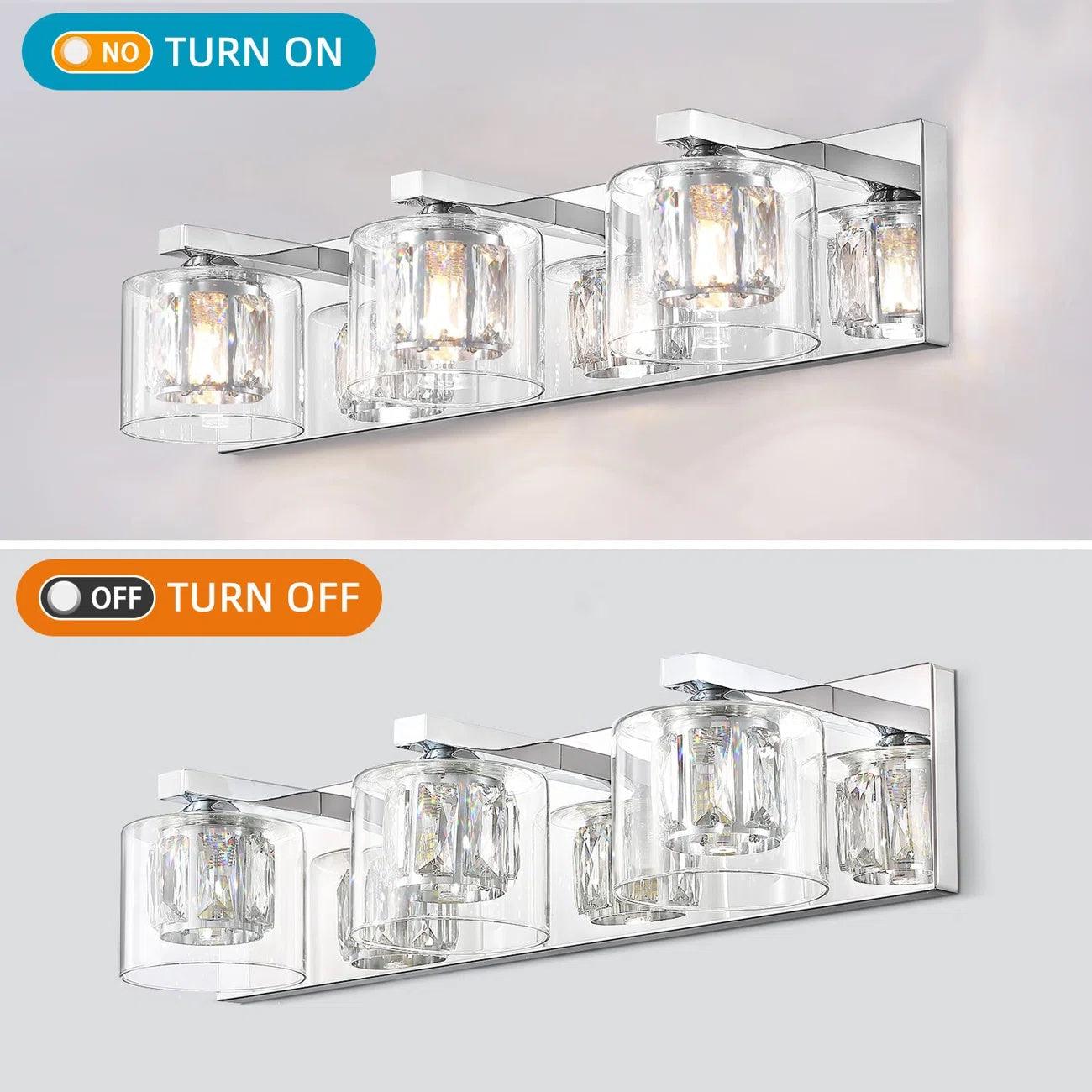 Modern Kolt 3-Light Bathroom Vanity Light