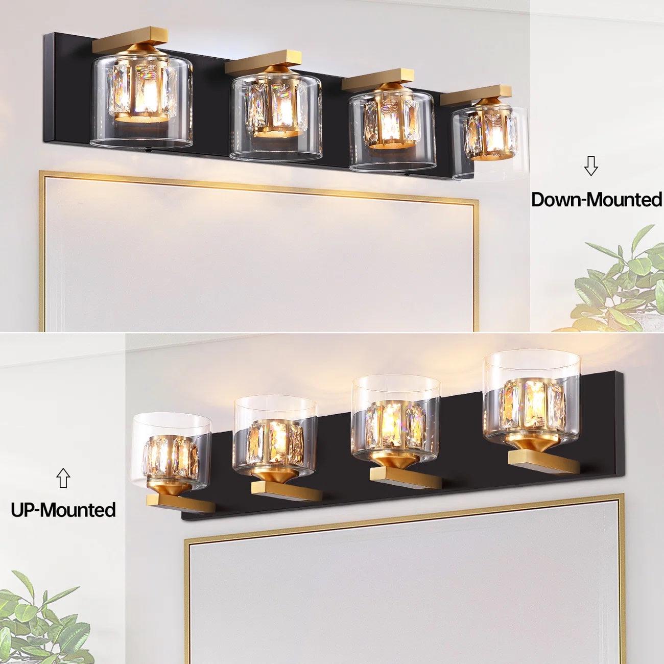 Modern Kolt 4-Light Bathroom Vanity Light