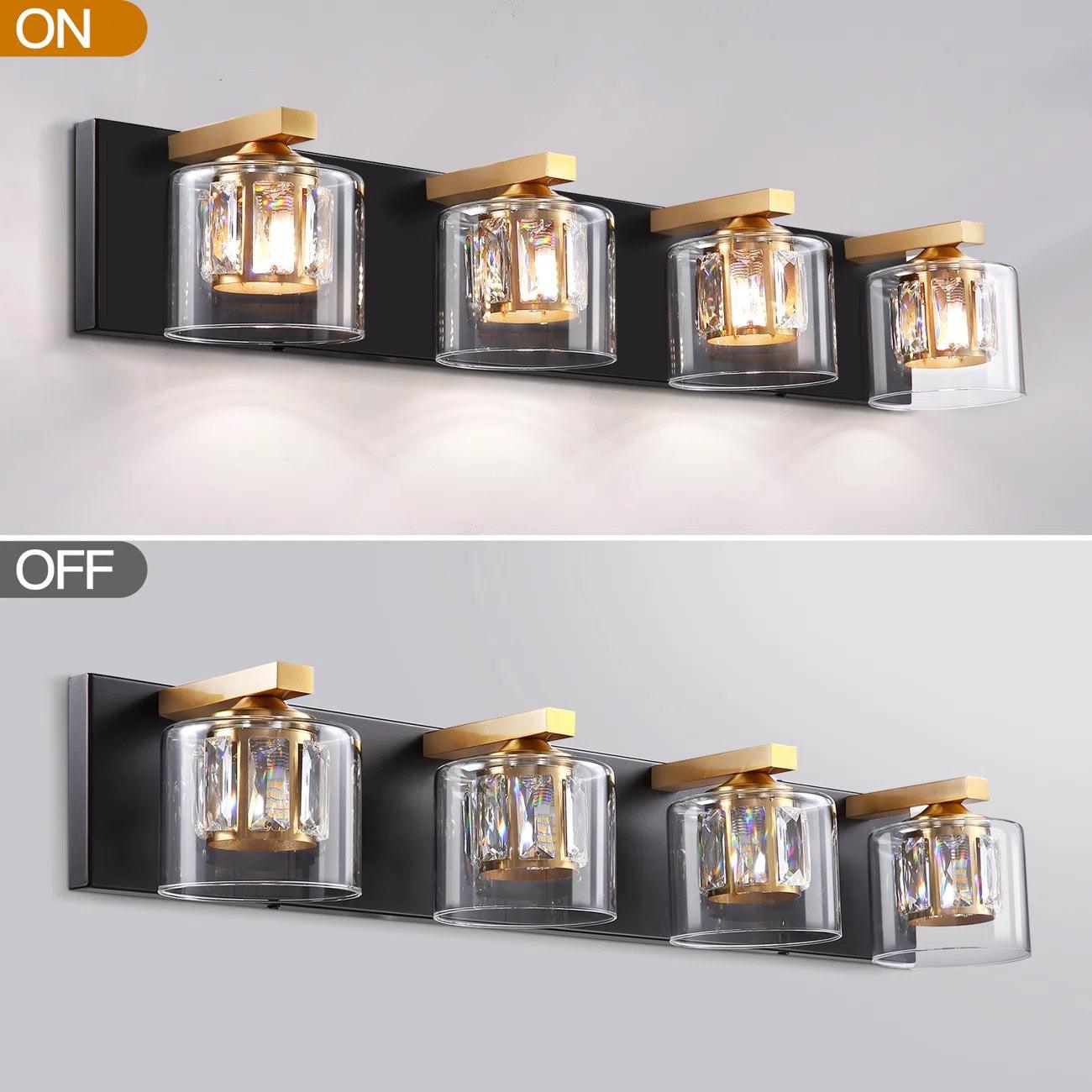 Modern Kolt 4-Light Bathroom Vanity Light