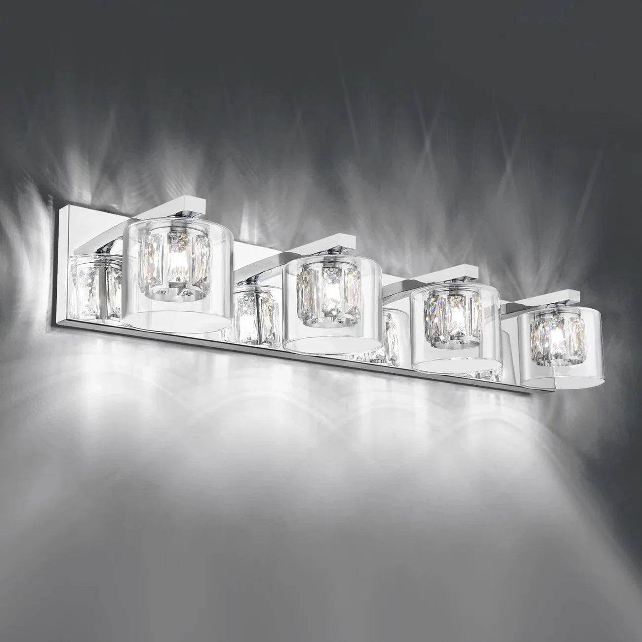 Modern Kolt 4-Light Bathroom Vanity Light