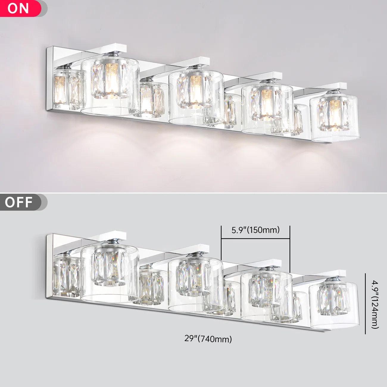 Modern Kolt 4-Light Bathroom Vanity Light