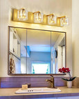 Modern Kolt 4-Light Bathroom Vanity Light
