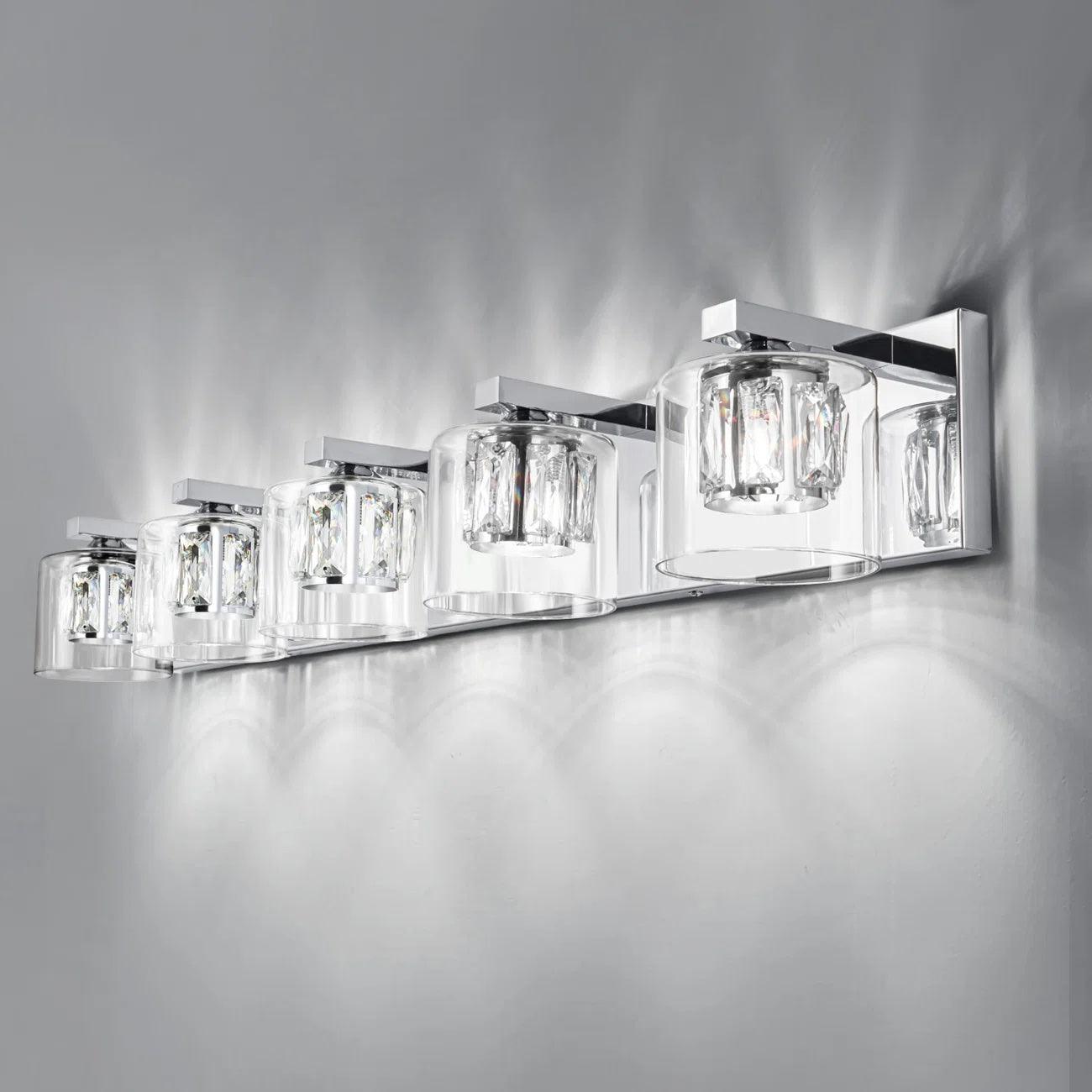 Modern Kolt 5-Light Bathroom Vanity Light