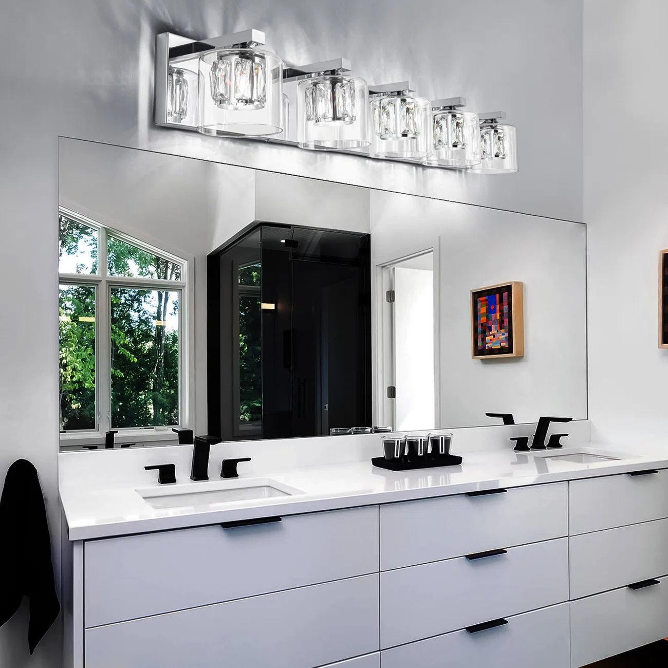 Modern Kolt 5-Light Bathroom Vanity Light