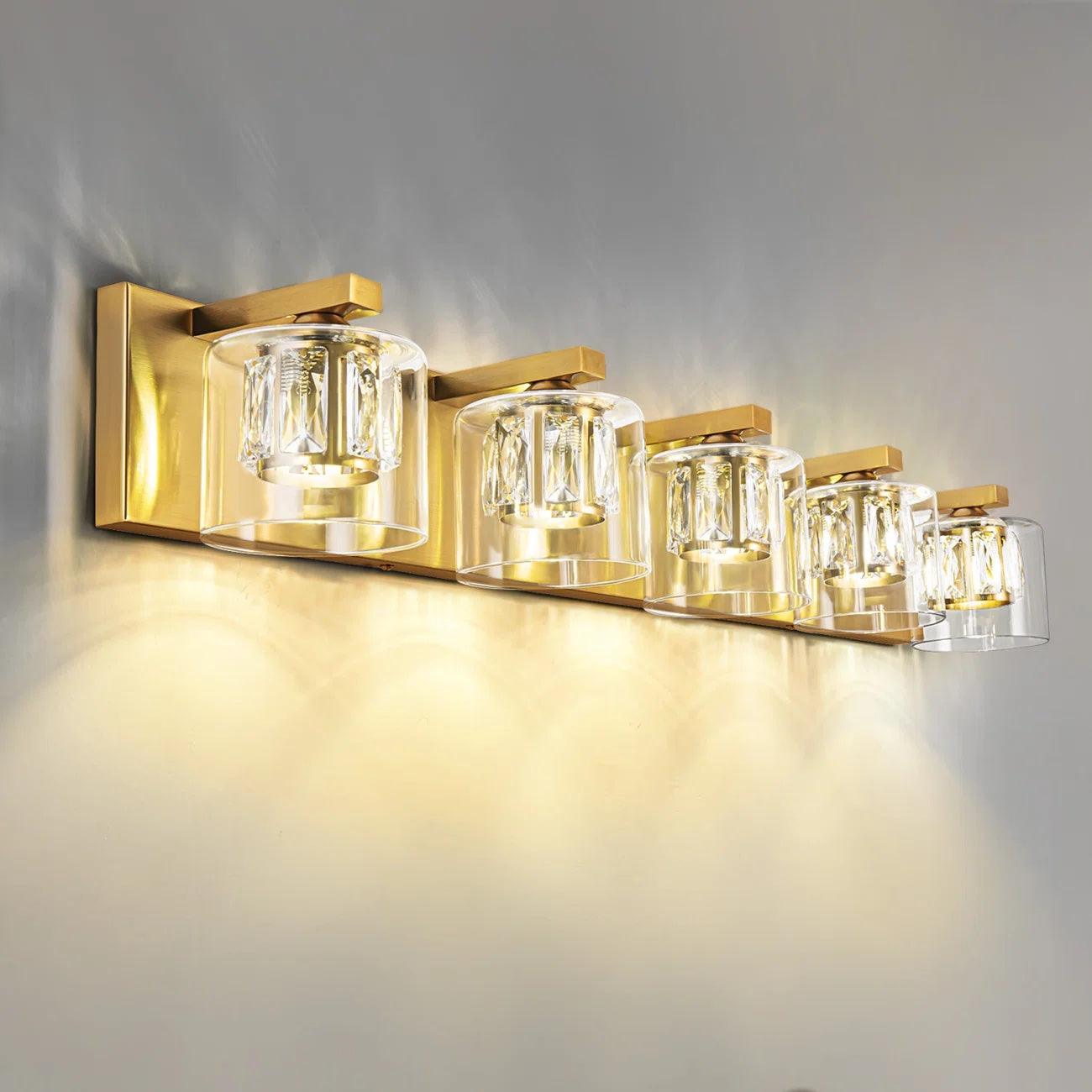Modern Kolt 5-Light Bathroom Vanity Light