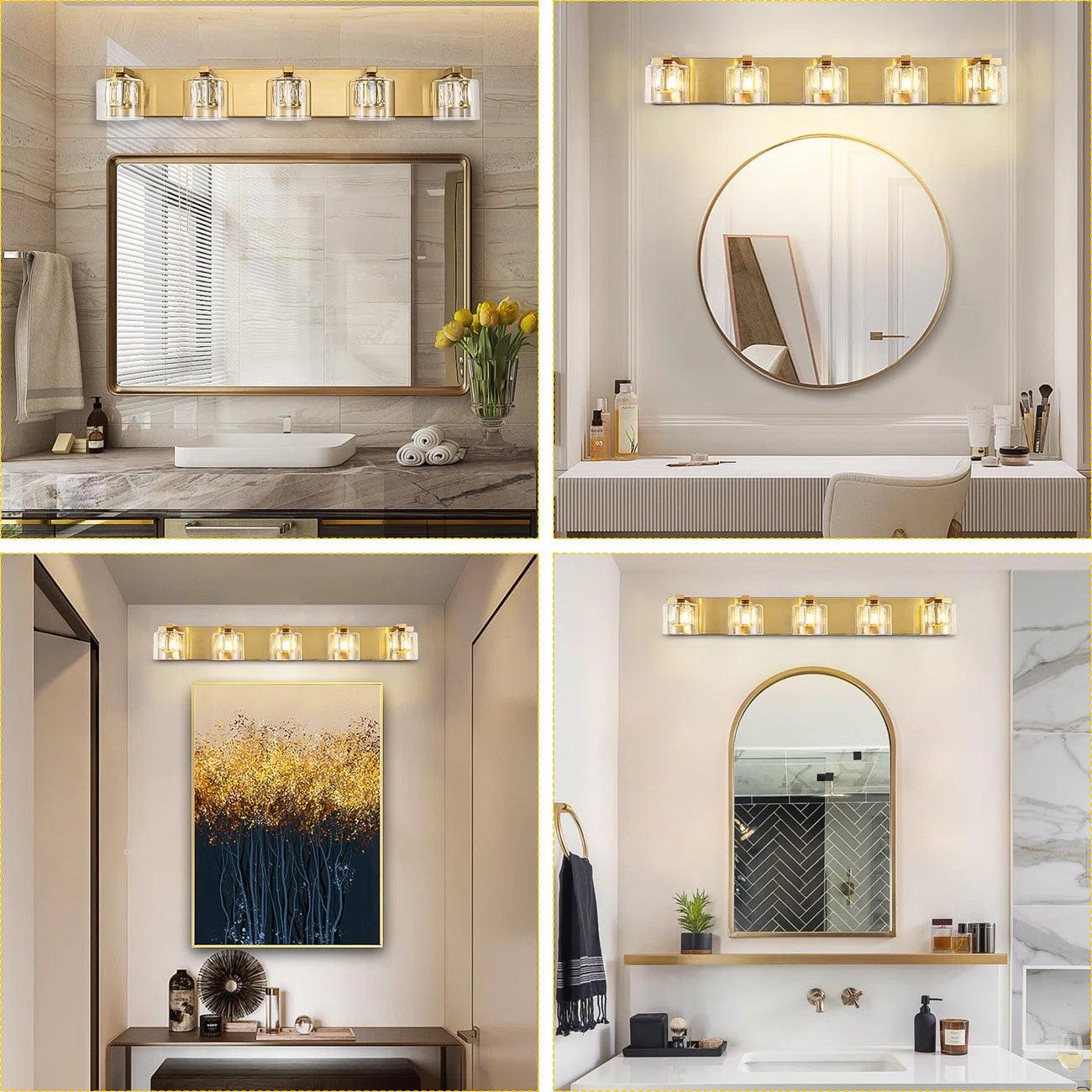 Modern Kolt 5-Light Bathroom Vanity Light