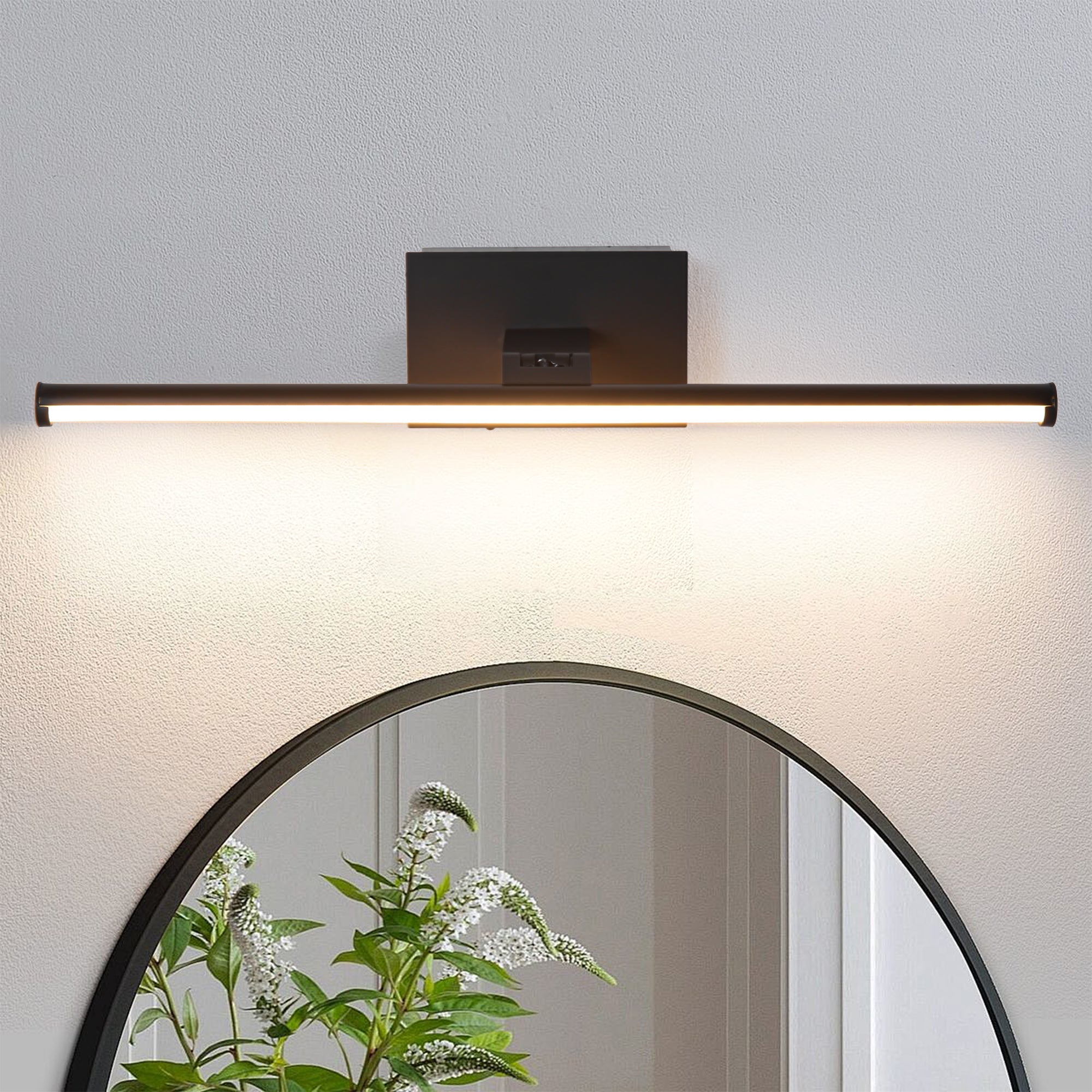 Battery Powered LED Vanity Mirror Light with Remote