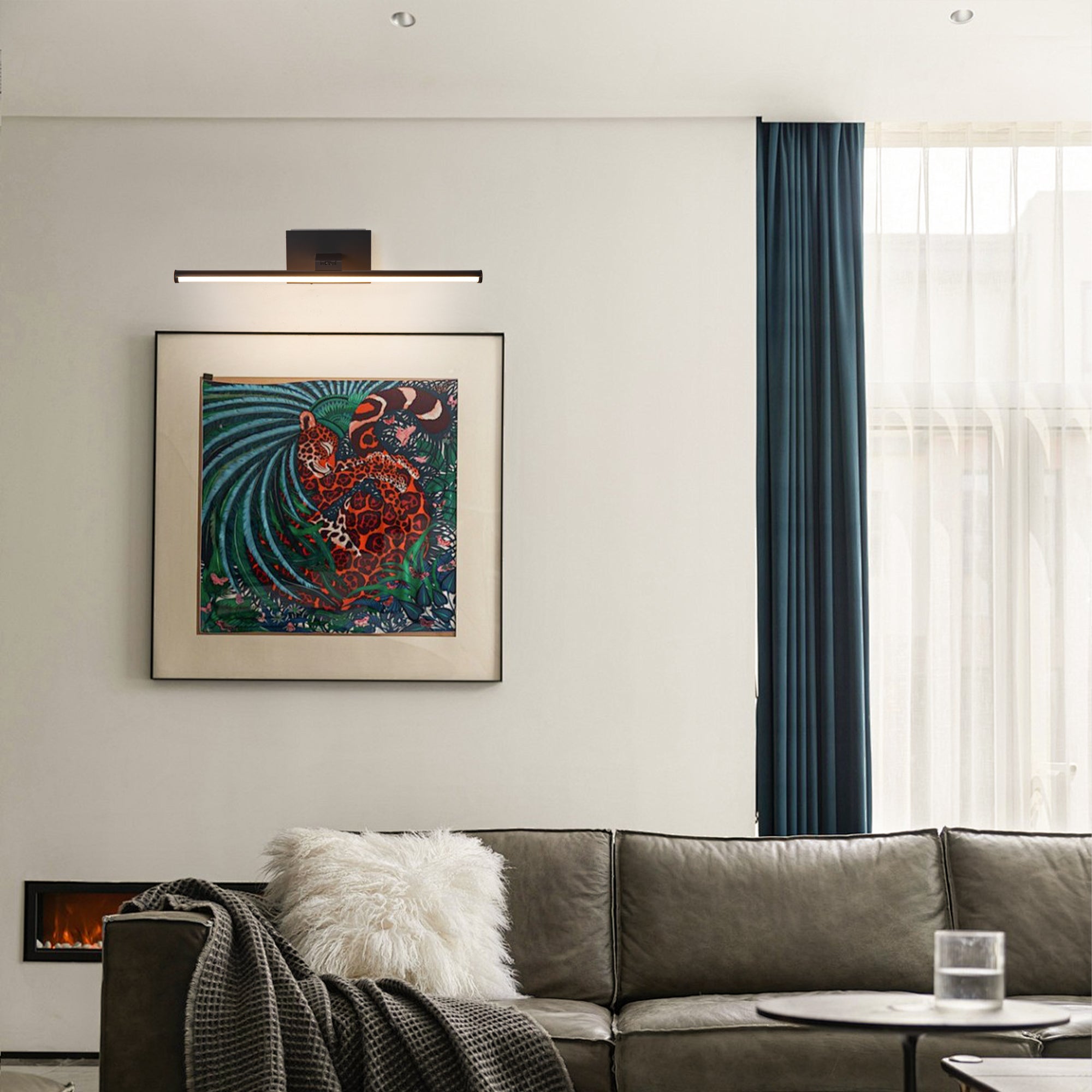 Battery Powered LED Vanity Mirror Light with Remote