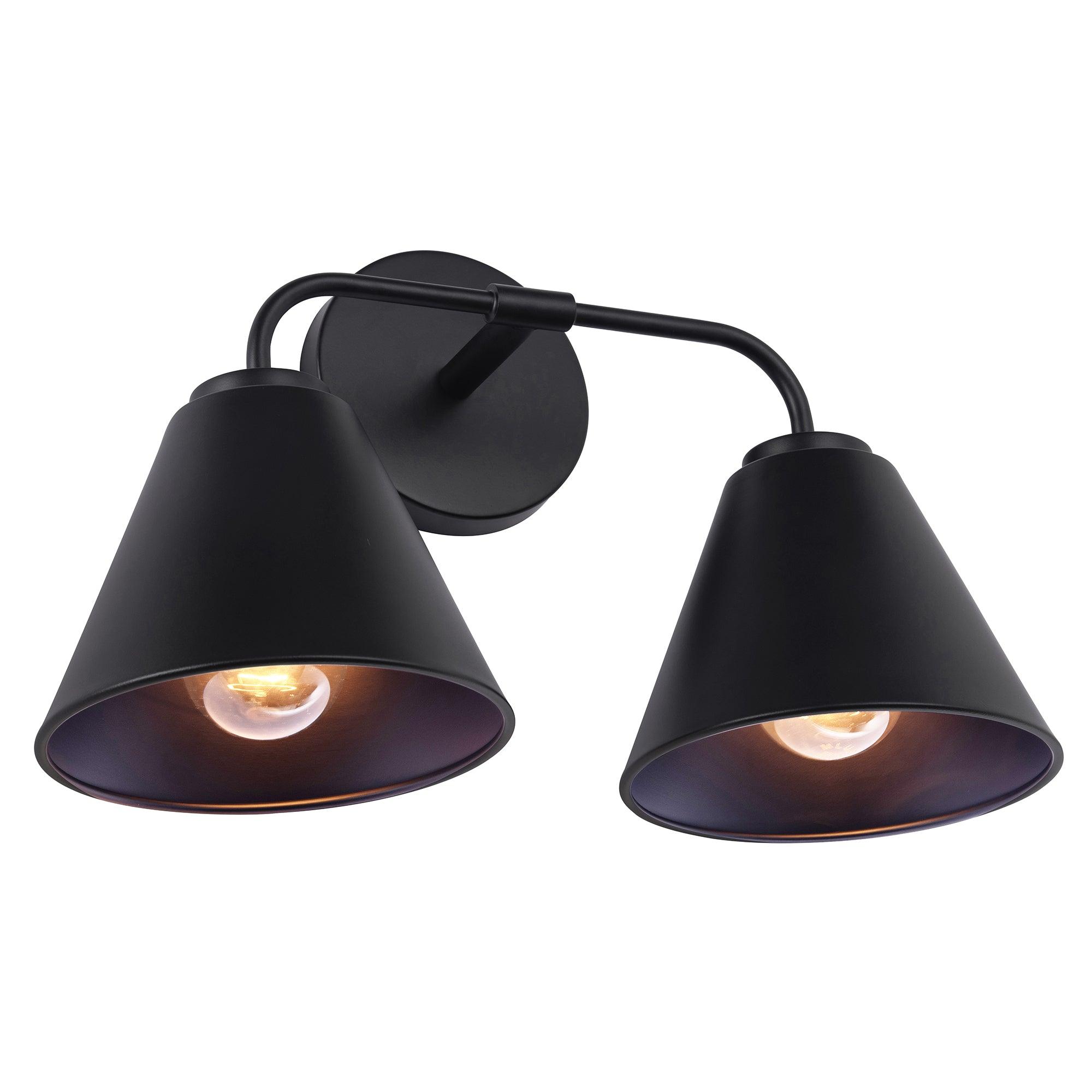 Modern Loft Lantern 2-Light Vanity Light