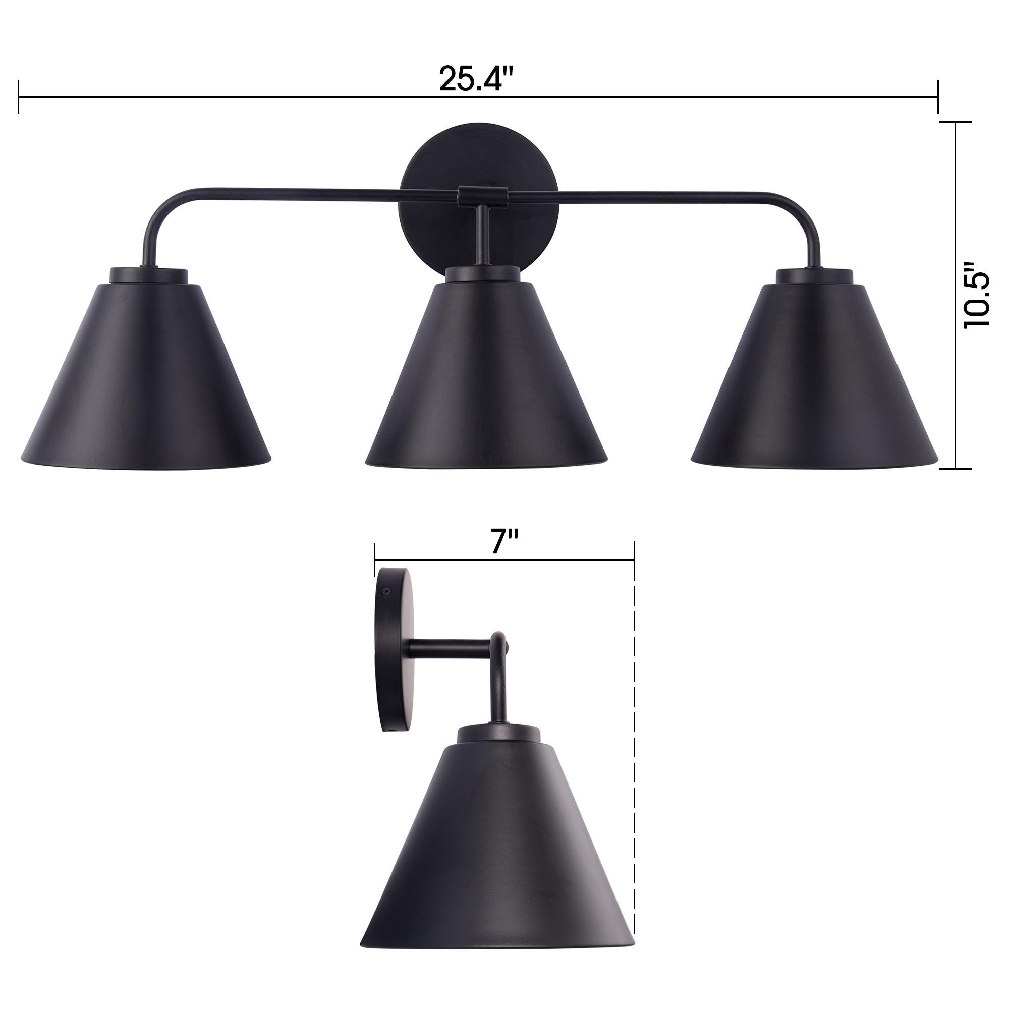Modern Loft Lantern 3-Light Vanity Light