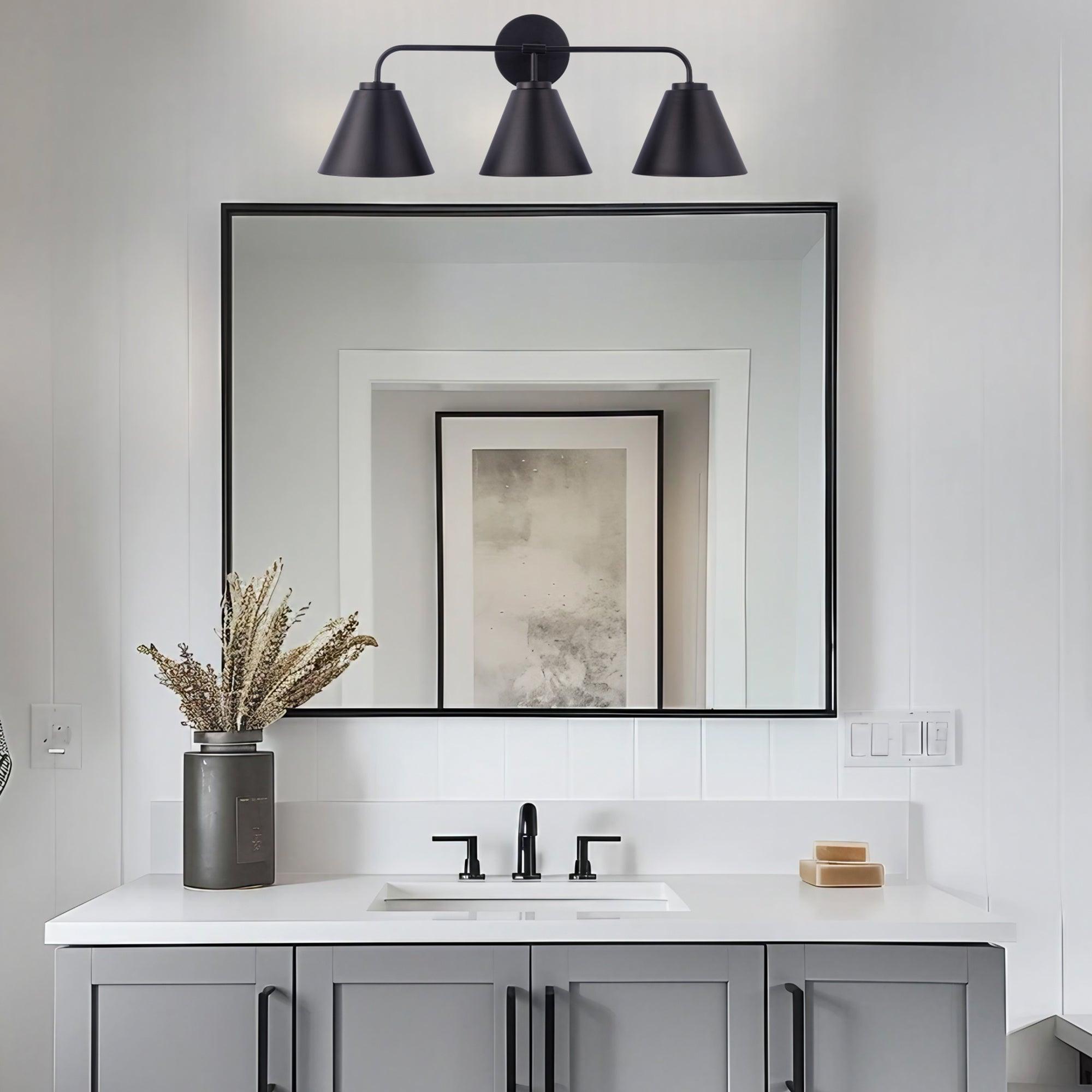 Modern Loft Lantern 3-Light Vanity Light