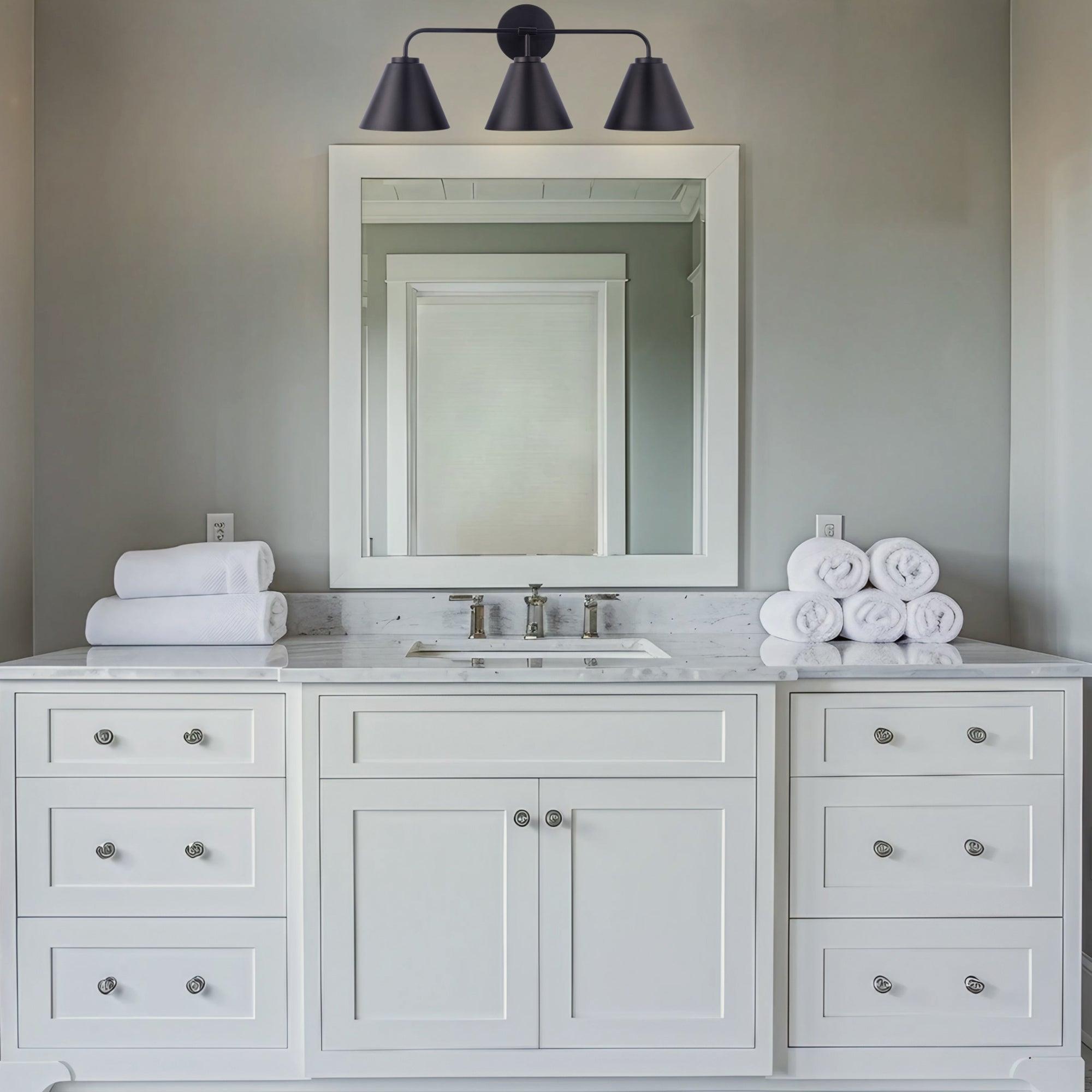 Modern Loft Lantern 3-Light Vanity Light