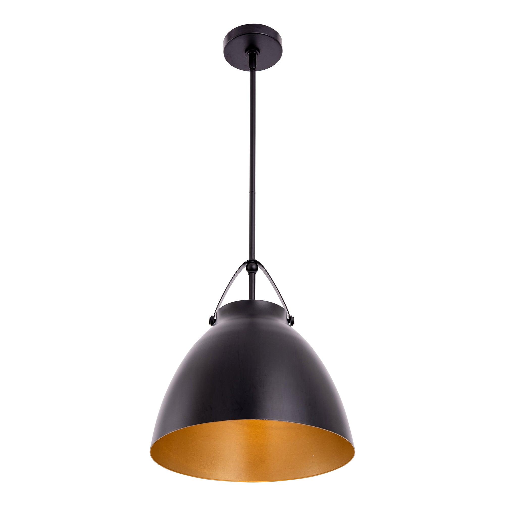 Modern Metal 1-Light Dimmable Pendant Light